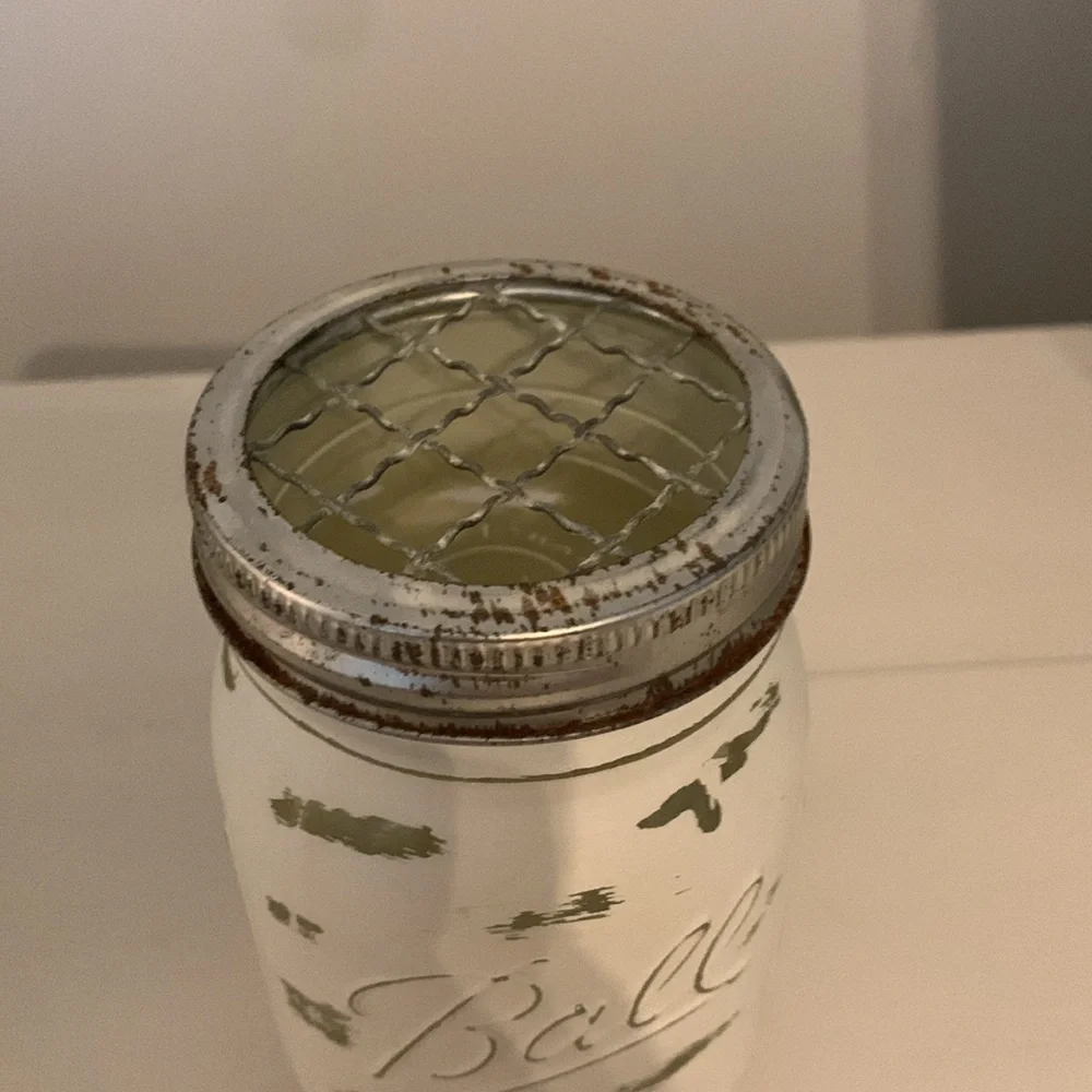 BATHROOM SET OF 3 FARMHOUSE JARS